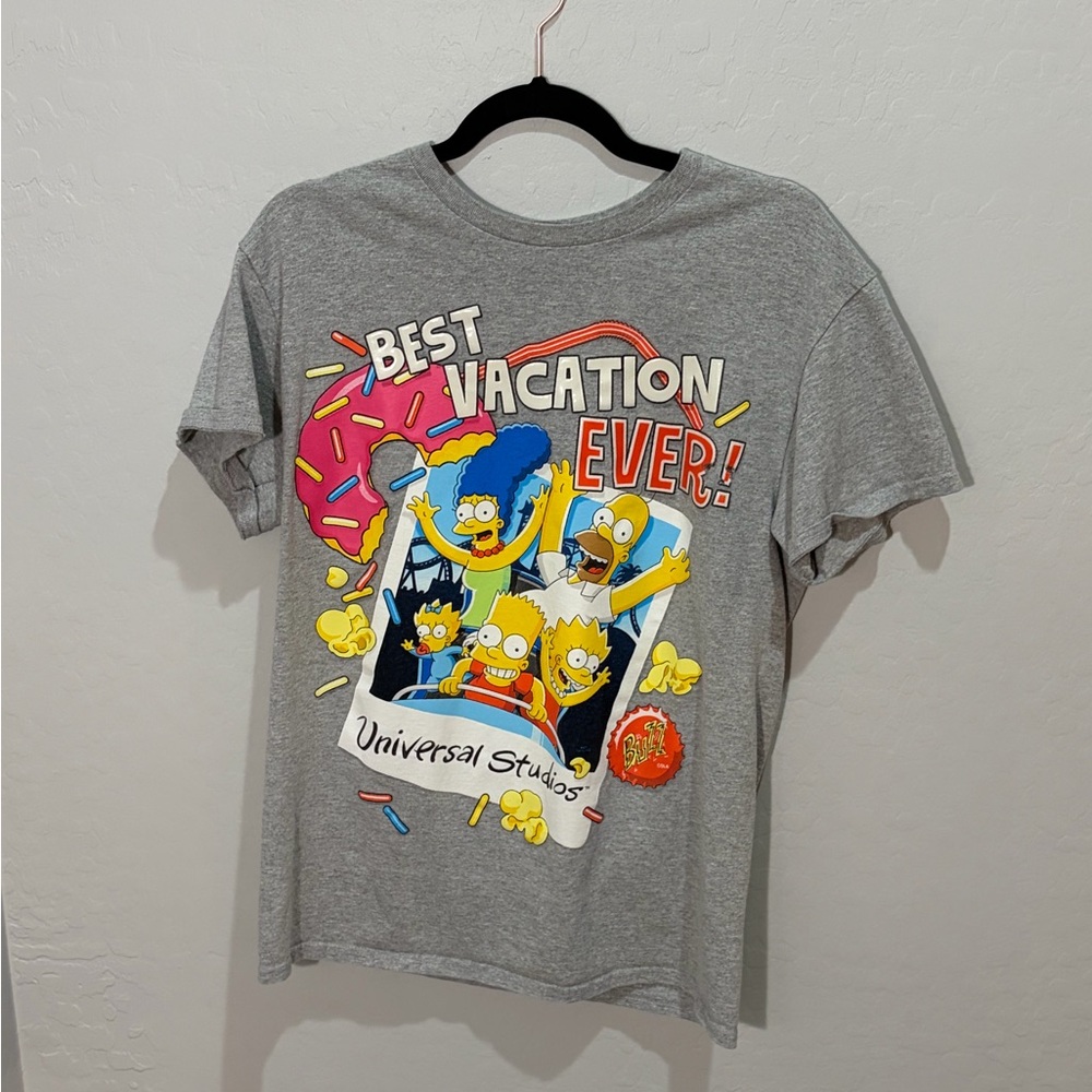 Universal Exclusive Gray men’s  T-Shirt with Colorful Cartoon Design